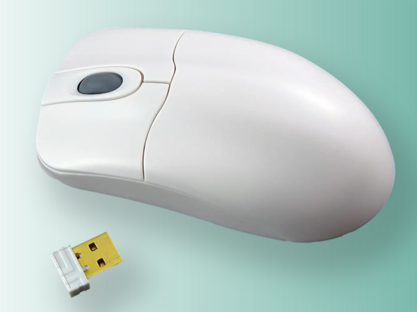 Souris lavable médicale sans fil blanche antibactérienne KH21201